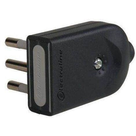 PRISE MOBILE ORIENTABLE 10A 2P+T - Gris