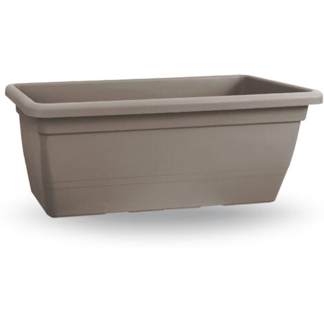 FIORIERA RETTANGOLARE 'ANTHEA' cm 50x25x22,5h - Colore Terracotta