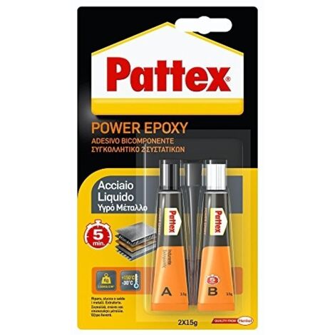 COLLE «POWER EPOXY ACIER LIQUIDE» 30 g (1/3)