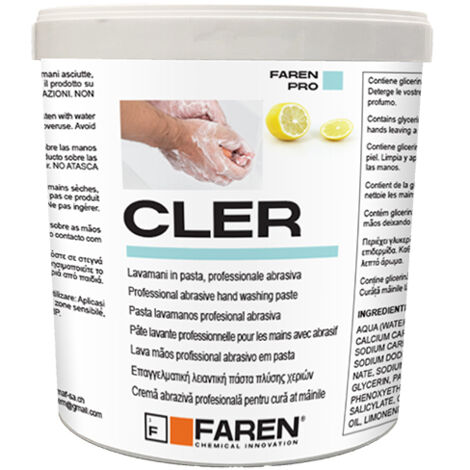 Poudre Lavante Abrasive Pour Les Mains Cler Faren 1kg - Faren
