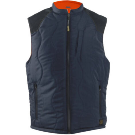 Gilet sans manches RICA LEWIS - Homme - Taille M - Réversible - Bleu marine - GILET (1/5)