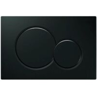 Ulisem – Plaque de commande WC pour réservoir UP320 et 300 – Plastique haute qualité – Double chasse – Dimensions 25,5 x 17,5 x 5 cm