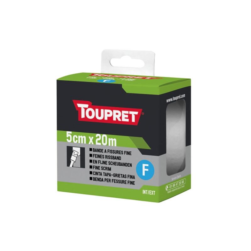 TOUPRET - Bande à fissures fine 5cmx20m