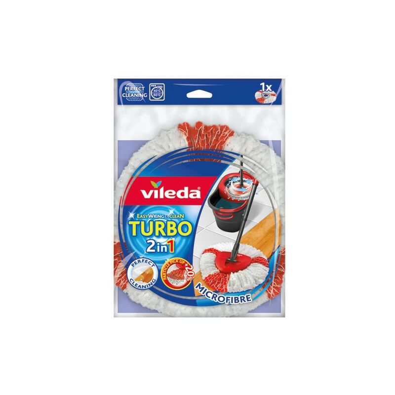 VILEDA - Vileda Recharge easy wring clean turbo 2 in 1