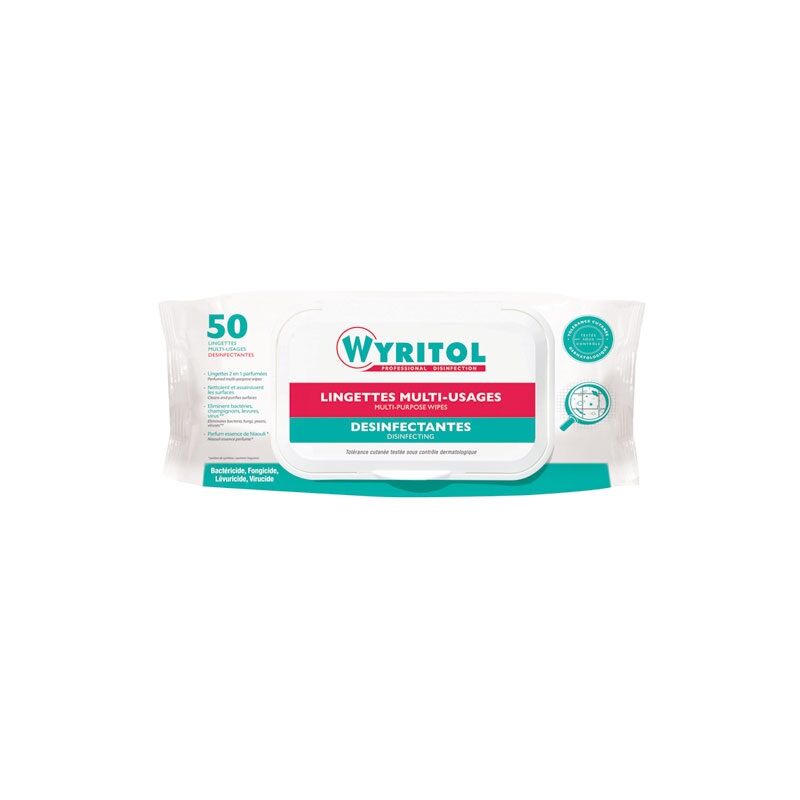 WYRITOL - Wyritol lingettes désinfect. multiusages essence niaouli X