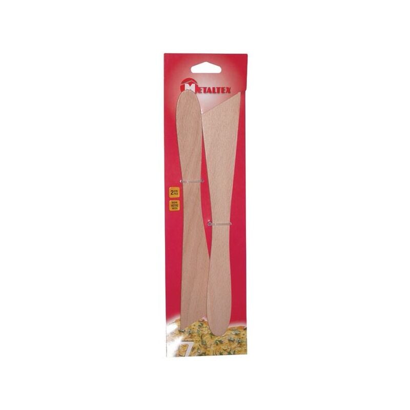 METALTEX - Spatule bois 30cm en lot de 2 589704