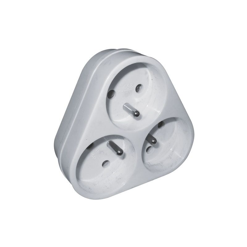 Electraline Multiprise, Blanc, 62038