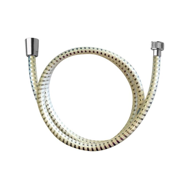 DISFLEX - Flexible de douche espiroflex blanc 1.75m en cavalier