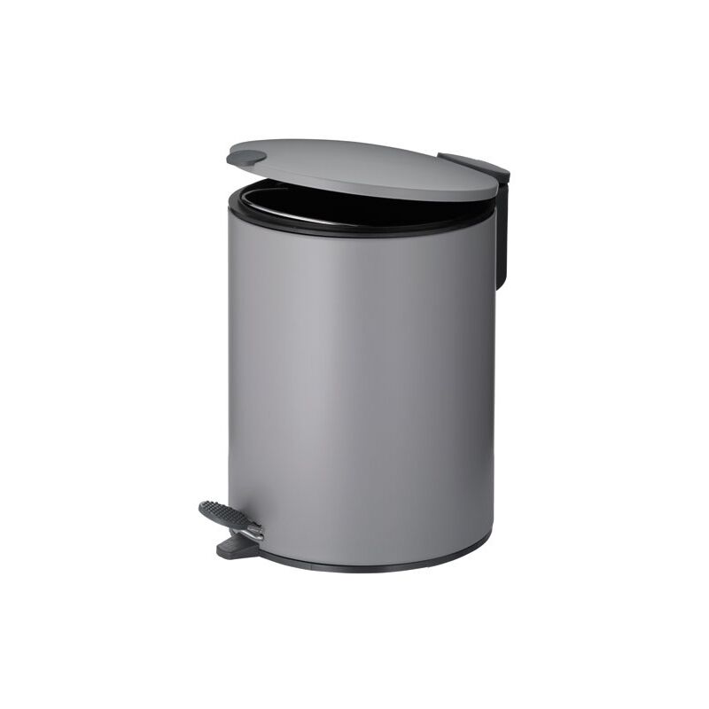 KELA - POUBELLE 5L MATS 27CM METALGRIS CLAIRN