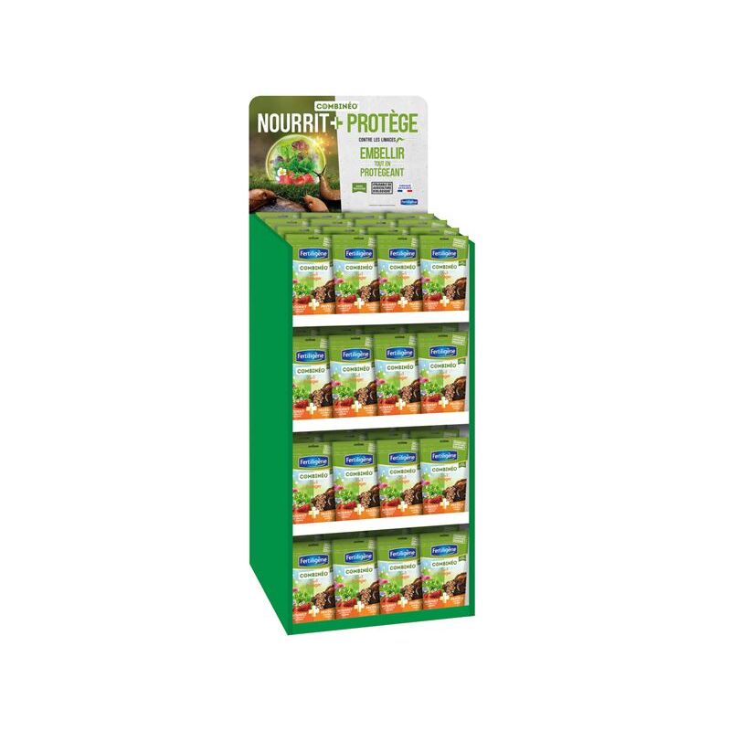 Fertiligène Combinéo 700 G – Nourrit & Protège Potager Sans Pesticide – Barrière Anti-Limaces Bio