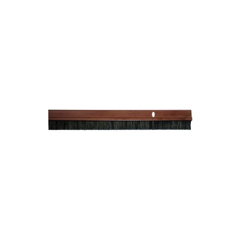 MISTRAL - Bas de porte à vis plastique 93cm marron