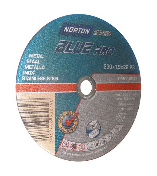 DISQUE A TRONCONNER NORTON SUPER BLUE 4 125 X 1,6 MM - NORTON - Soudage  Outillage