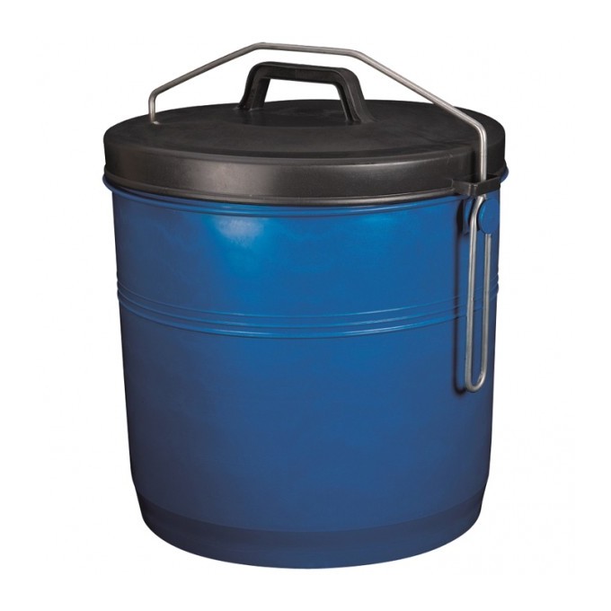 Poubelle de tri sélectif - 30 litres - Couvercle bleu - ON RANGE TOUT