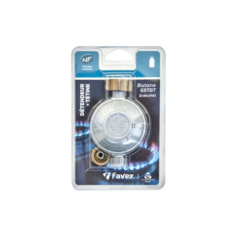FAVEX - Détendeur gaz butane 28 mbar avec tétine