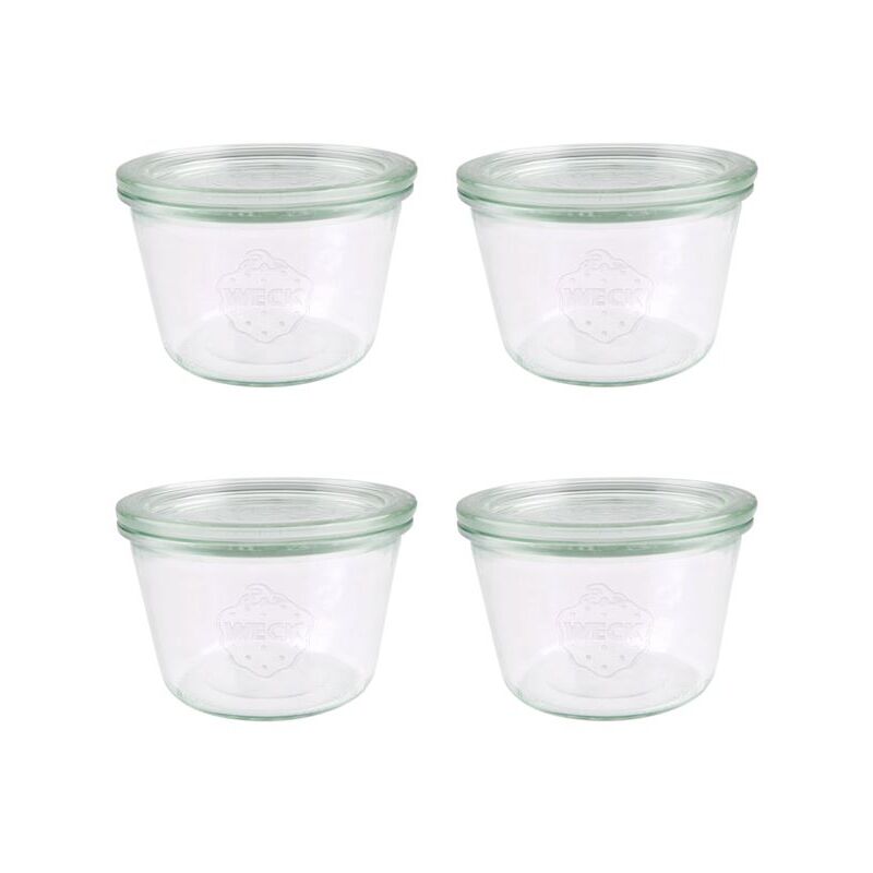 Bocaux Weck Tulipe En Pot Weck Lot De 6 Pots En Verre 500ml - Avec Joints Et Bocal Weck