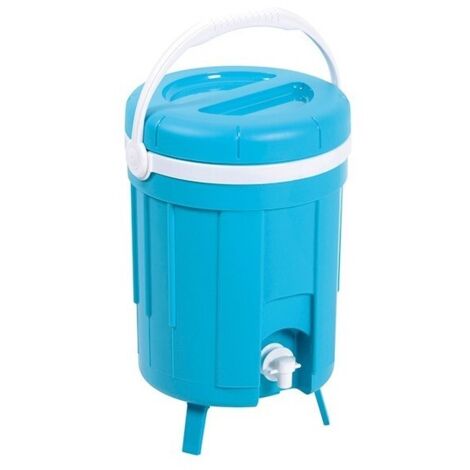 Fontaine isotherme 8L – Isolation efficace pour maintenir la température – Robinet intégré – Poignée ergonomique – Dimensions Ø27 x H39 cm