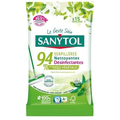 Sanytol Lingettes Multi-Usages Désinfectantes 120 Pièces