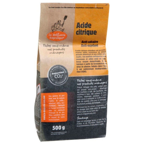 Acide Citrique 500g - La Droguerie Ecoprat (1/2)