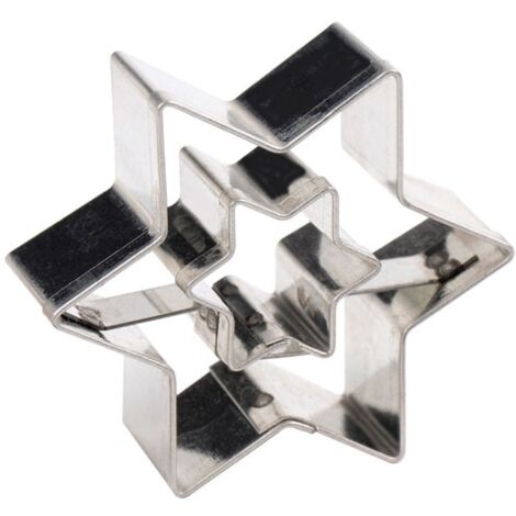 Découpoir étoile Double 5 Cm Inox - Patisse (1/2)