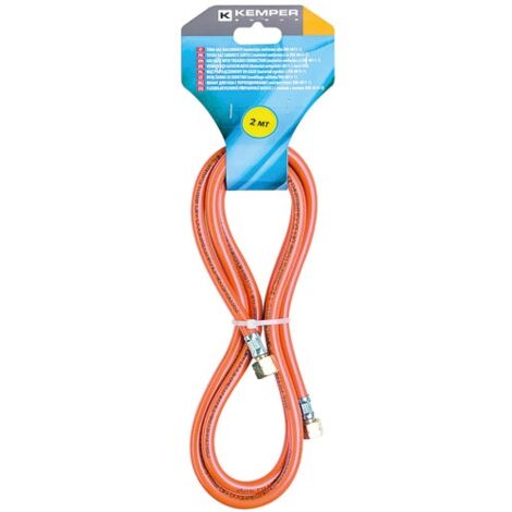 KEMPER - Tuyau soudure haute pression propane 21.8 et 3/8" longeur 5m
