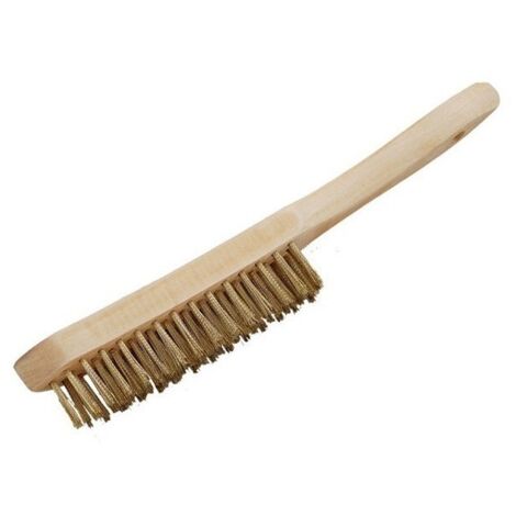 Brosse Métallique Laiton à Manche L 295 X L 30 Mm - Savy