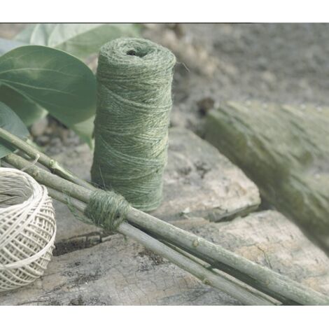 Nortene Ficelle de jardin chanvre vert 50 mètres (1/4)
