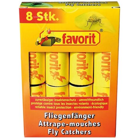 FAVORIT - Bandes adhesives attrape mouches x8 favorit (1/2)