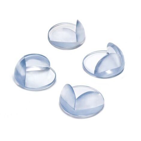 INOFIX - Protection de coin adhésive transparent par 4 en blister (1/2)