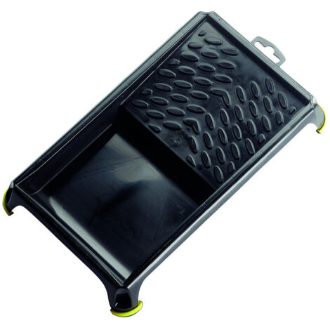 SAVY - Bac à peinture noir antiglisse plat pour rouleau 120mm