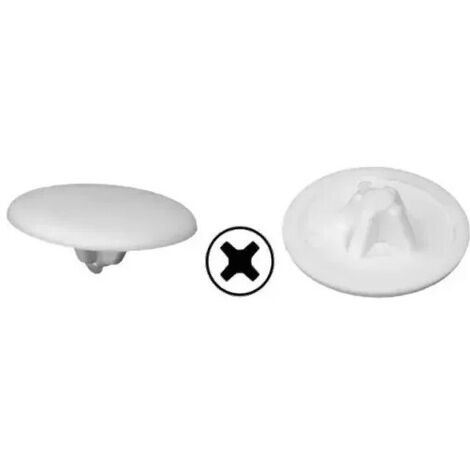 Vynex – Cache vis pour empreinte blanc sc x30 – Finition décorative pour bois dur – Lot de 30 unités – Vissage rapide en série