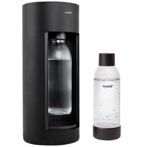 MYSODA - MACHINE A GAZEIFIER GLASSY BLACK (1/4)