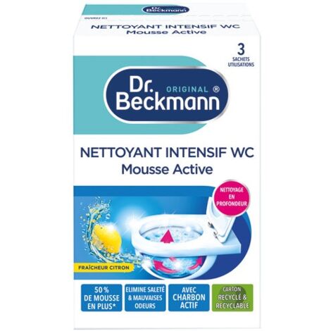 DR BECKMANN - Detartrant intensif wc mousse nettoyante 100 g X 3 (1/4)
