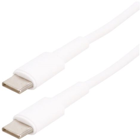 ERARD - Cordon USB 2.0 - C M/M - 3A - blanc - 1 m (1/2)
