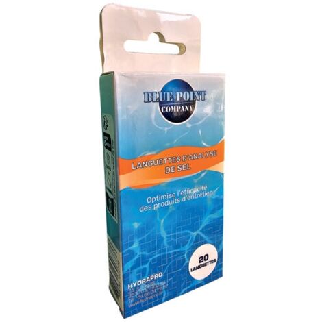 BLUE POINT COMPANY - Trousse 20 languettes d'analyse de sel
