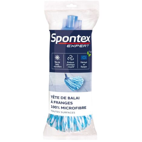 SPONTEX EXPERT Tête de balai à franges microfibre pour sols SPONTEX EXPERT (1/3)