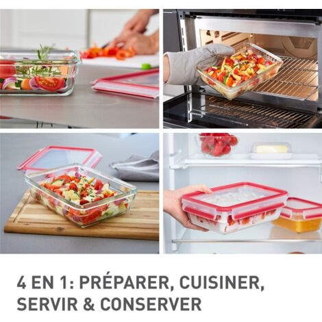 TEFAL - MASTERSEAL FRESH BOITE VERRE RECTANGULAIRE 0,45 L