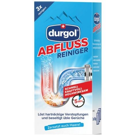DURGOL - Ddéboucheur de canalisation 50 g x 3