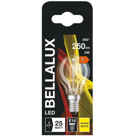 BELLALUX - Bellalux led clair sphère E14 3 W chaud 250 lm (1/3)