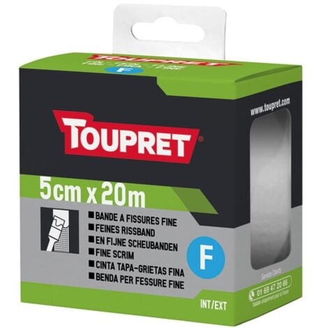 TOUPRET - Bande à fissures fine 5cmx20m