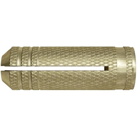 Fischer – Cheville en laiton 22 mm – Pour béton et maçonnerie – Charge utile 65 kg – Montage rapide – Lot de 1 - MS 6 X (1/5)