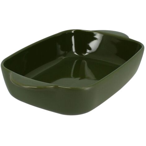 MENASTYL - OCTAVE PLAT A FOUR RECTANGLE 1 L VERT 27 X 16.5 CM EN GRES