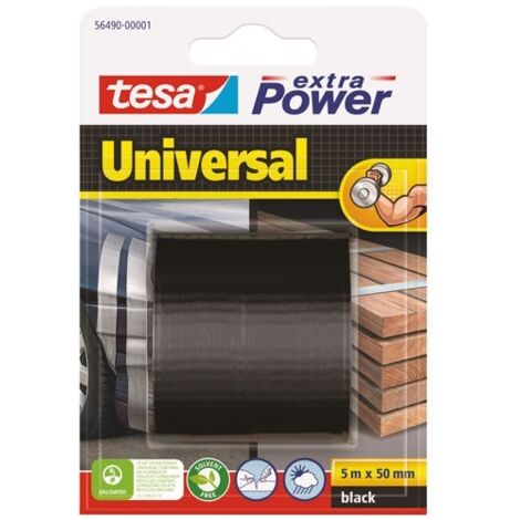 TESA - Ruban extrapower universel 5 m x 50 mm noir