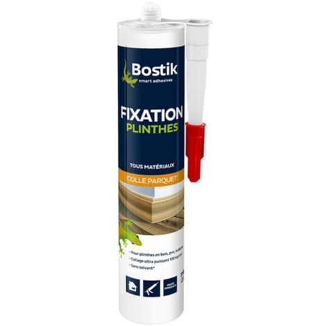 Bostik – Colle mastic ultra-résistante pour plinthes – 290ml – Pour toutes essences de bois et tous supports – Collage béton, plâtre, carrelage (1/5)