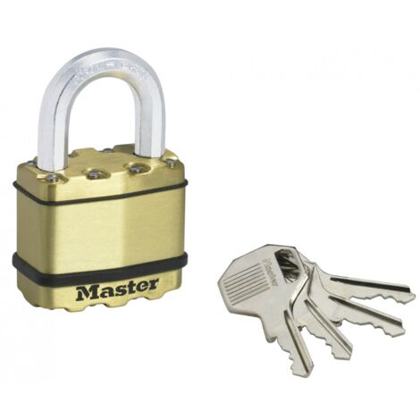 MASTER LOCK Cadenas à clé MASTER LOCK acier laminé, l.45 mm