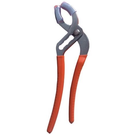 Fischer Darex – Pince à siphon 235 mm – Pour vissage de matériaux fragiles – Gaines en plastique pour protection – Poignées gainées PVC pour meilleure prise