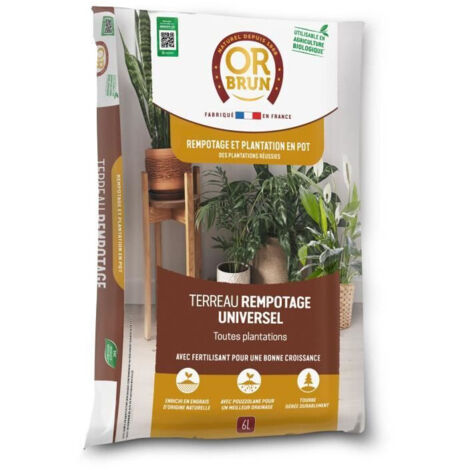 Terreau rempotage universel - Sac de 6 litres