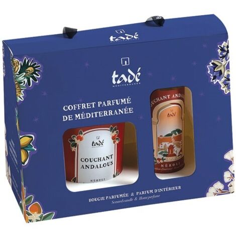 TADE - Coffret senteur couchant andalous bougie et spray néroli (1/2)