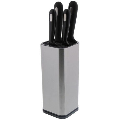 Bloc de 4 couteaux inox brossé - Jean Dubost - dh027000x35196