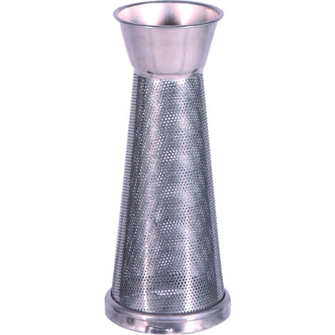 Cône de filtration en acier inoxydable 5303N no. 5 trous 1.5 mm pour presse à tomates Reber