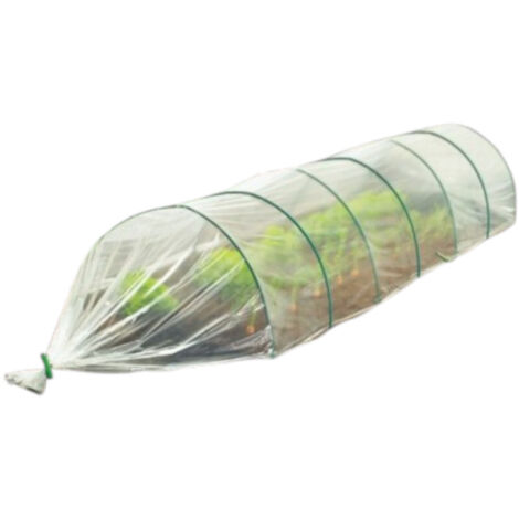 Nortene – Kit tunnel de forçage 1,20 m x 3,50 m – Film de forçage 50µ et 40µ – 7 arceaux et 2 piquets d'extrémité – Pour cultures sous serre